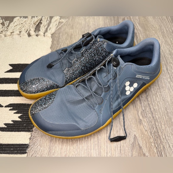 Vivobarefoot Primus Trail II FG Shoe Size W41/10 Blue Minimal Barefoot Hike